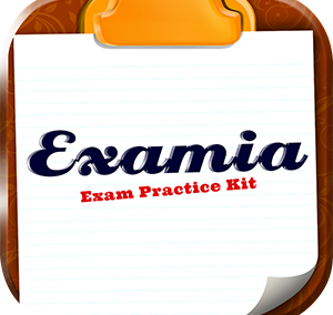 Examia General Knowledge Exam android and ios app development Portfolio Mobile ( Apps from android and iOS app development team ) icon examia 300px 300x284