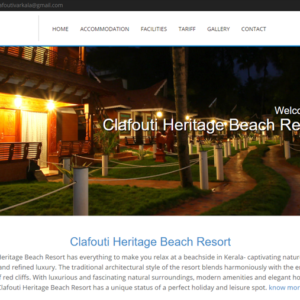 Clafouti Resort web development Portfolio: Web Development Clafouti Resort 300x300