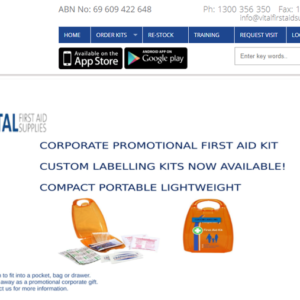 Vital First Aid Supplies web development Portfolio: Web Development vitalfirstaidsupplies 300x300