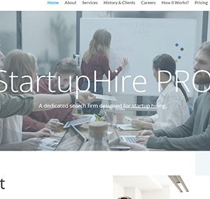 StartupHire PRO web development Portfolio: Web Development startuphire featured 300x284